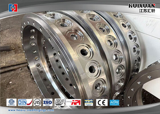 Pierścień łożyska silnika, kucie, obróbka cieplna, stal stopowa