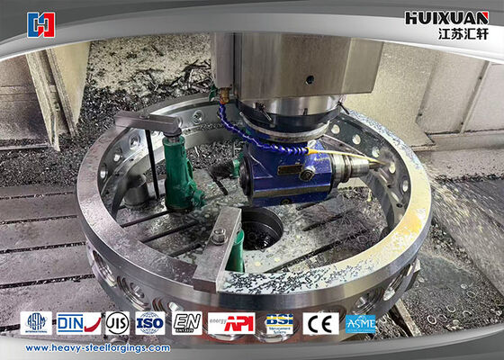 Pierścień łożyska silnika, kucie, obróbka cieplna, stal stopowa